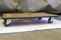 【販売終了】【中古】木製平台車　W900×D600×H140　全周ウレタン【レンタル使用品】