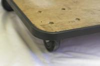 【販売終了】【中古】木製平台車　W900×D600×H140　全周ウレタン【レンタル使用品】