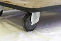 【販売終了】【中古】木製平台車　W900×D600×H140　全周ウレタン【レンタル使用品】