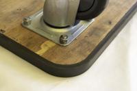 【販売終了】【中古】木製平台車　W900×D600×H140　全周ウレタン【レンタル使用品】