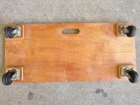 【販売終了】【中古】木製平台車 W900×D350mm