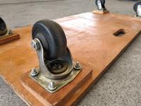 【販売終了】【中古】木製平台車 W900×D350mm