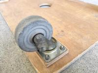 【販売終了】【中古】木製平台車 W900×D600mm