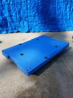 【販売終了】【美品中古】樹脂製平台車　W715×D460×H120　樹脂製　ゴムキャスター