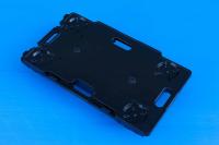 【販売終了】【美品中古】樹脂製連結平台車　W680×D390×H125　サンキャリー6839　カラー（黒 or 赤）【台数割引あり】