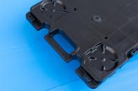 【販売終了】【美品中古】樹脂製連結平台車　W680×D390×H125　サンキャリー6839　カラー（黒 or 赤）【台数割引あり】