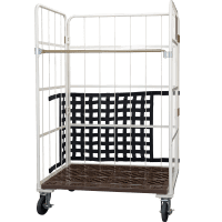 【販売終了】【新品】俺の網タイツハーフ　カゴ台車・6輪台車用前カバー　50×50タイプ