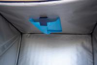 【販売終了】【新品】カゴ台車用保冷カバー（保冷シッパー）　シルバー　W850用