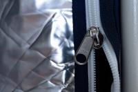 【販売終了】【新品】カゴ台車用保冷カバー（保冷シッパー）　シルバー　W850用