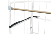 【販売終了】【新品】カゴ台車用ゴムバンド　ブラック【在庫限り】