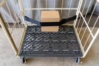 【新品】カゴ台車用ラッシングバンド（俺の腹巻100）　ブラック　太さ100mm