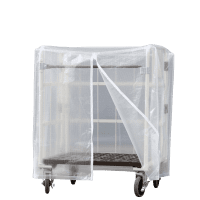 【販売終了】【新品】天使のカゴ台車用防塵・防滴カバー　透明　W850×D650×H1100用【数量限定】