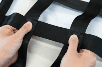 【新品】コボサンクス　ハーフ（カゴ台車・6輪台車用前カバー）ブラック