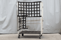 【新品】コボサンクス　ハーフ（カゴ台車・6輪台車用前カバー）ブラック