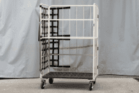 【新品】コボサンクス　ハーフ（カゴ台車・6輪台車用前カバー）ブラック