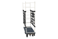 【新品】コボサンクス　ハーフ（カゴ台車・6輪台車用前カバー）ブラック