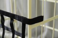 【新品】コボサンクス　ハーフ（カゴ台車・6輪台車用前カバー）ブラック