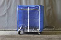 【販売終了】【新品】天使のカゴ台車用防塵・防滴カバー　前面クリアタイプ　W850×D650×H1100用【数量限定】