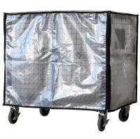 【販売終了】【新品】天使のカゴ台車BIG用防塵・防滴カバー　透明　W1100×D800×H1100用