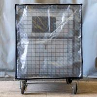 【販売終了】【新品】天使のカゴ台車BIG用防塵・防滴カバー　透明　W1100×D800×H1100用