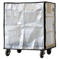 【新品】天使のカゴ台車用防塵・防滴カバー　半透明　W850×D650×H1100用