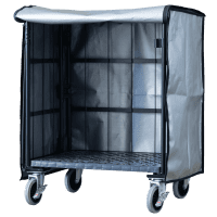 【販売終了】【新品】天使のカゴ台車用防塵・防滴UVカットカバー　シルバー　W850×D650×H1100用