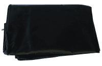 【新品】カゴ台車用防塵・防滴カバー　ブラック（半透明）W1100×D800×H1100用