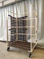 【販売終了】【中古】俺の網タイツ　カゴ台車用前カバー　50×50タイプ