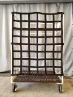 【販売終了】【中古】俺の網タイツ　カゴ台車用前カバー　150×150タイプ