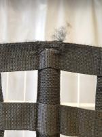 【販売終了】【中古】俺の網タイツ　フル（カゴ台車用前カバー）ブラック　50×50タイプ【サンプル使用品】