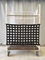 【販売終了】【中古】俺の網タイツハーフ　カゴ台車・6輪台車用前カバー　50×50タイプ　サンプル使用品