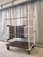 【販売終了】【中古】俺の網タイツハーフ　カゴ台車・6輪台車用前カバー　50×50タイプ　サンプル使用品