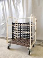 【販売終了】【中古】俺の網タイツハーフ　カゴ台車・6輪台車用前カバー　50×50タイプ　サンプル使用品