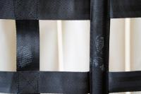 【中古】コボサンクス　フル（カゴ台車用前カバー）ブラック　中央二つ折りタイプ【レンタル使用品】