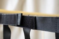 【中古】コボサンクス　フル（カゴ台車用前カバー）ブラック　中央二つ折りタイプ【レンタル使用品】