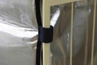 【新品】カゴ台車用保冷カバー（保冷シッパー）　シルバー　W1100用