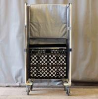 【新品】カゴ台車用保冷カバー（保冷シッパー）　シルバー　W850用