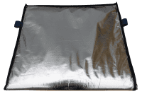 【新品】カゴ台車用保冷カバー（保冷シッパー）　シルバー　W850用