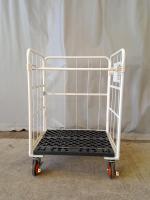 【販売終了】【美品中古】カゴ台車　W850×D650×H1200【限定1台！】