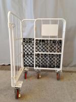 【販売終了】【美品中古】カゴ台車　W850×D650×H1200【限定1台！】