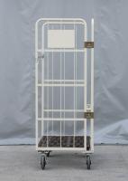 【販売終了】【お買い得品】【新品】俺のカゴ台車　アイボリー　W850×D650×H1700