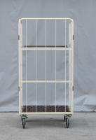 【販売終了】【お買い得品】【新品】俺のカゴ台車　アイボリー　W850×D650×H1700