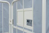 【販売終了】【お買い得品】【新品】俺のカゴ台車　アイボリー　W850×D650×H1700