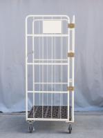 【販売終了】【お買い得品】【新品】俺のカゴ台車H1950　アイボリー　W1100×D800×H1950【背の高いカゴ台車】