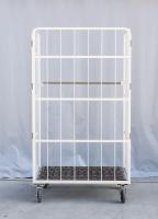 【販売終了】【お買い得品】【新品】俺のカゴ台車H1950　アイボリー　W1100×D800×H1950【背の高いカゴ台車】