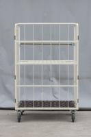 【販売終了】【新品】俺のカゴ台車　中間棚一体型　W1100×D800×H1700