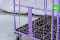 【販売終了】【新品】俺のカゴ台車 連結モデル（連結カゴ台車）　W1100×D800×H1950【2輪自在固定変換仕様】