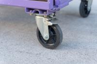 【販売終了】【新品】俺のカゴ台車 連結モデル（連結カゴ台車）　W1100×D800×H1950【2輪自在固定変換仕様】