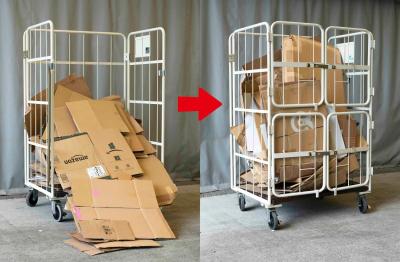 観音扉で荷崩れをバッチリ防止