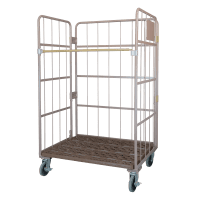 【販売終了】【新品】俺のカゴ台車 パタメル　W1100×D800×H1700　両面パタパタ折りたたみ式